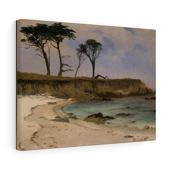 Sea Cove,  Albert Bierstadt American  ,  Stretched Canvas,Sea Cove,  Albert Bierstadt American  -  Stretched Canvas,Sea Cove,  Albert Bierstadt American  -  Stretched Canvas