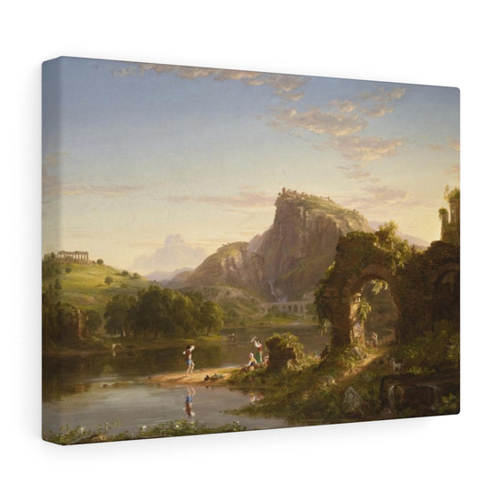  L'Allegro - Stretched Canvas,Thomas Cole, L'Allegro , Stretched Canvas,Thomas Cole, L'Allegro - Stretched Canvas,Thomas Cole