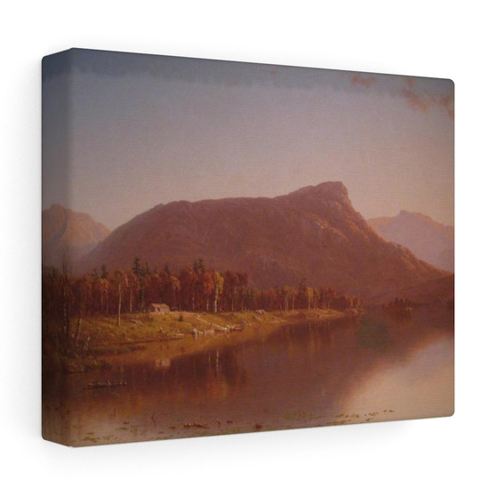 A Home in the Wilderness by Sanford R. Gifford  ,  Stretched Canvas,A Home in the Wilderness by Sanford R. Gifford  -  Stretched Canvas