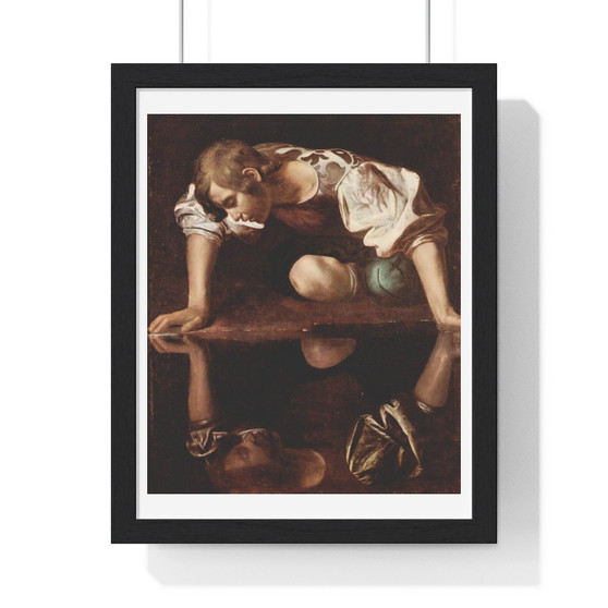 Michelangelo Caravaggio  ,  Premium Framed Vertical Poster,Michelangelo Caravaggio  -  Premium Framed Vertical Poster