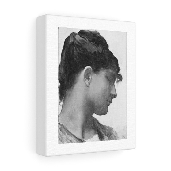 Frederic Leighton, Head of an Italian Girl  ,  Stretched Canvas,Frederic Leighton, Head of an Italian Girl  -  Stretched Canvas,Frederic Leighton, Head of an Italian Girl  -  Stretched Canvas