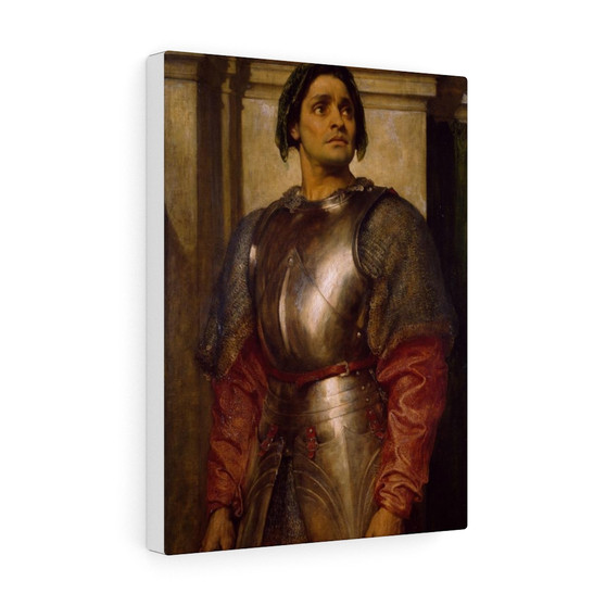 A Condottiere ￼By Frederic Leighton, 1st Baron Leighton  ,  Stretched Canvas,A Condottiere ￼By Frederic Leighton, 1st Baron Leighton  -  Stretched Canvas,A Condottiere ￼By Frederic Leighton, 1st Baron Leighton  -  Stretched Canvas