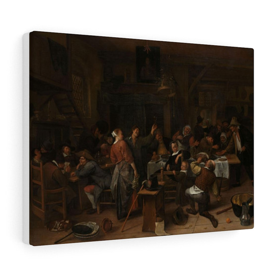 Prince’s Day, Jan Havicksz. Steen,  ,  Stretched Canvas,Prince’s Day, Jan Havicksz. Steen,  -  Stretched Canvas,Prince’s Day, Jan Havicksz. Steen,  -  Stretched Canvas