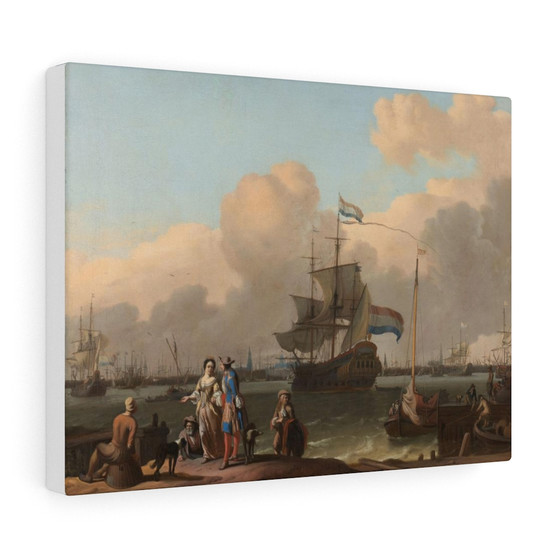   Stretched Canvas,The Y at Amsterdam, with the Frigate 'De Ploeg', Ludolf Bakhuysen  -  Stretched Canvas,The Y at Amsterdam, with the Frigate 'De Ploeg', Ludolf Bakhuysen  -  Stretched Canvas,The Y at Amsterdam, with the Frigate 'De Ploeg', Ludolf Bakhuysen  