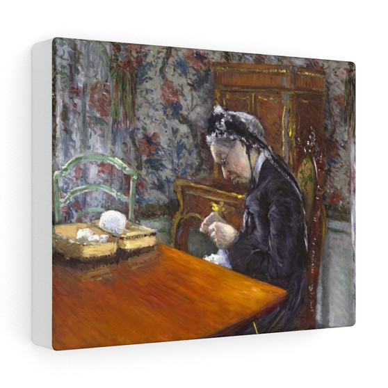   Stretched Canvas,Gustave Caillebotte, Mademoiselle Boissière Knitting  -  Stretched Canvas,Gustave Caillebotte, Mademoiselle Boissière Knitting  -  Stretched Canvas,Gustave Caillebotte, Mademoiselle Boissière Knitting  