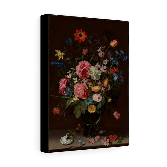 A Bouquet of Flowers, ca. 1612, Clara Peeters - Stretched Canvas,A Bouquet of Flowers, ca. 1612, Clara Peeters , Stretched Canvas,A Bouquet of Flowers, ca. 1612, Clara Peeters - Stretched Canvas