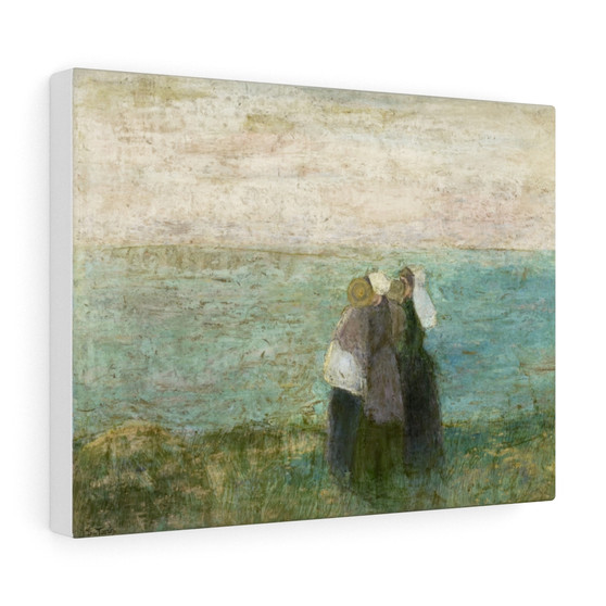 Women by the Sea (1885–1897) by Jan Toorop , Stretched Canvas,Women by the Sea (1885–1897) by Jan Toorop - Stretched Canvas
