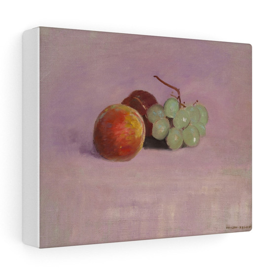 Still Life with Fruit (1905) by Odilon Redon , Stretched Canvas,Still Life with Fruit (1905) by Odilon Redon - Stretched Canvas