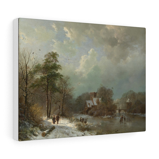 Winter Landscape, Holland, 1833, Barend Cornelis Koekkoek, Dutch- Stretched Canvas,Winter Landscape, Holland, 1833, Barend Cornelis Koekkoek, Dutch- Stretched Canvas,Winter Landscape, Holland, 1833, Barend Cornelis Koekkoek, Dutch, Stretched Canvas