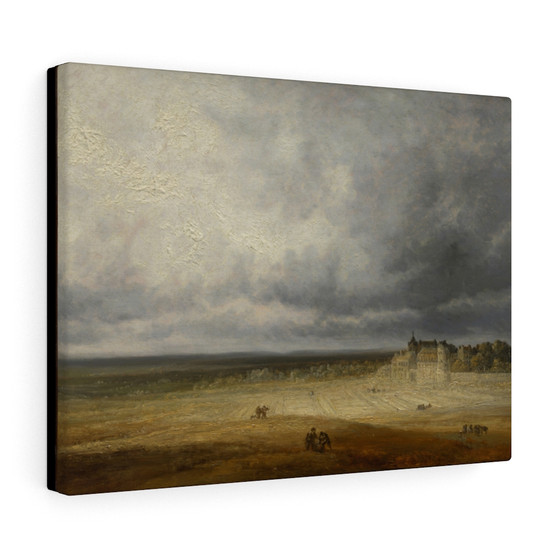  probably after 1827, Georges Michel ,French - Stretched Canvas,Landscape with a Plowed Field and a Village, probably after 1827, Georges Michel ,French , Stretched Canvas,Landscape with a Plowed Field and a Village, probably after 1827, Georges Michel ,French - Stretched Canvas,Landscape with a Plowed Field and a Village