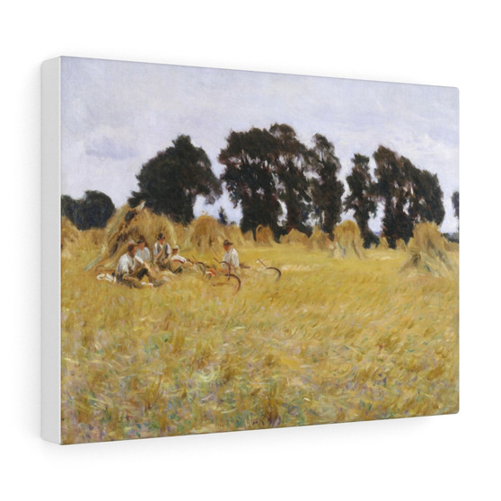   Stretched Canvas,Reapers Resting in a Wheat Field (1885) by John Singer Sargent -  Stretched Canvas,Reapers Resting in a Wheat Field (1885) by John Singer Sargent 
