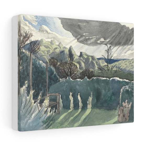 Landscape by Paul Nash - Stretched Canvas,Landscape by Paul Nash , Stretched Canvas