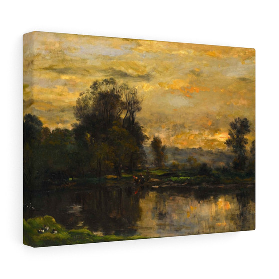  Stretched Canvas,Landscape with Ducks 1872 Charles-François Daubigny French: Stretched Canvas,Landscape with Ducks 1872 Charles,François Daubigny French: Stretched Canvas,Landscape with Ducks 1872 Charles-François Daubigny French