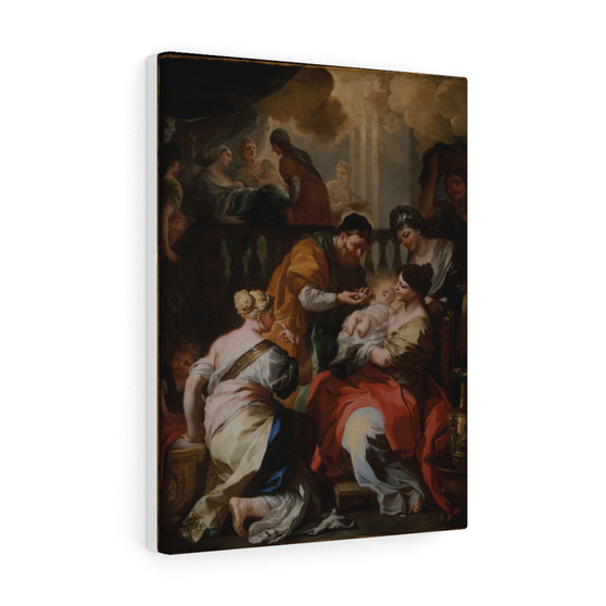  Stretched Canvas,The Birth of the Virgin ca. 1690 Francesco Solimena Italian: Stretched Canvas,The Birth of the Virgin ca. 1690 Francesco Solimena Italian