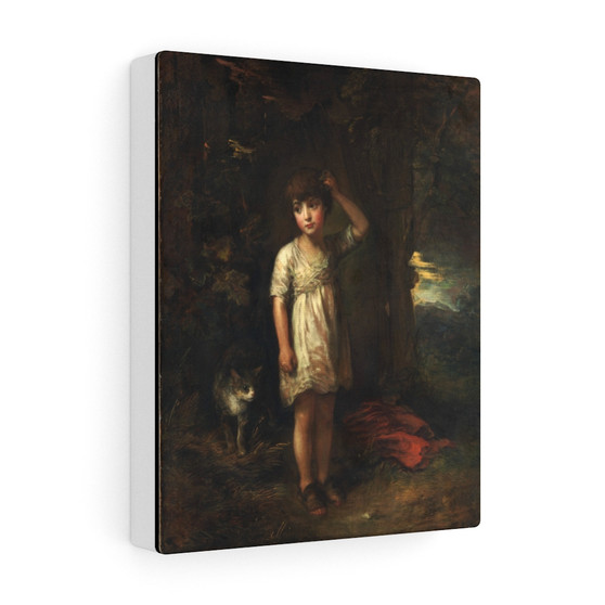  Stretched Canvas,A Boy with a Cat—Morning 1787 Thomas Gainsborough British: Stretched Canvas,A Boy with a Cat—Morning 1787 Thomas Gainsborough British