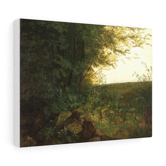 At the Edge of the Forest ca. 1820 August Heinrich German: Stretched Canvas,At the Edge of the Forest ca. 1820 August Heinrich German, Stretched Canvas