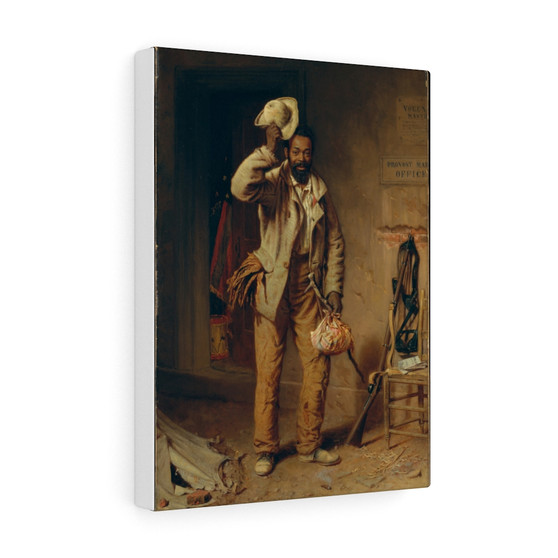  The Contraband, 1865, Thomas Waterman Wood, American , Stretched Canvas,A Bit of War History- The Contraband, 1865, Thomas Waterman Wood, American - Stretched Canvas,A Bit of War History- The Contraband, 1865, Thomas Waterman Wood, American - Stretched Canvas,A Bit of War History