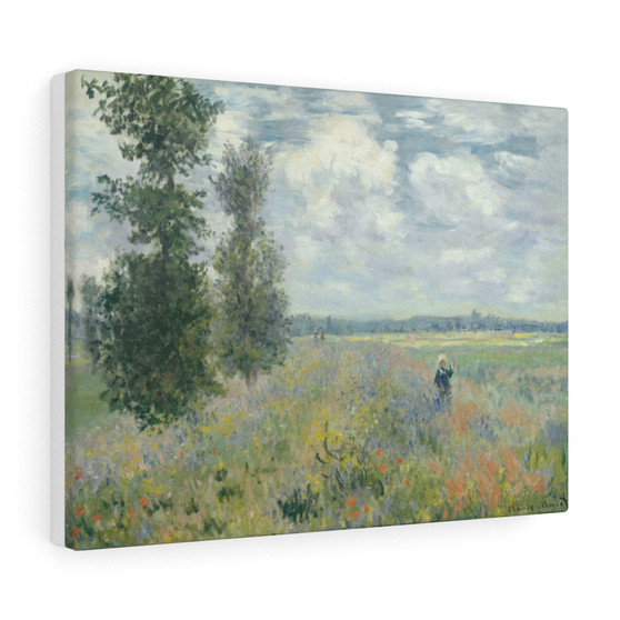:Poppy Fields near Argenteuil (1875) by Claude Monet: Stretched Canvas,,Poppy Fields near Argenteuil (1875) by Claude Monet, Stretched Canvas