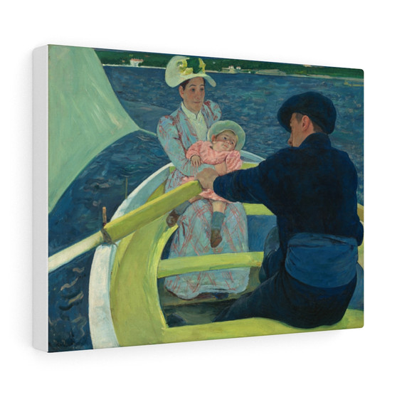 Mary Cassatt -The Boating Party-1893-1894 -  Stretched Canvas,Mary Cassatt ,The Boating Party,1893,1894 ,  Stretched Canvas