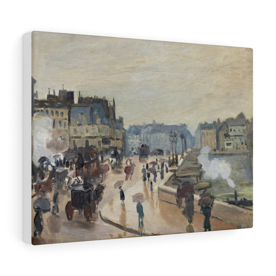 Claude Monet's The Pont Neuf (1871): Stretched Canvas,Claude Monet's The Pont Neuf (1871), Stretched Canvas