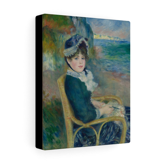  Stretched Canvas,By the Seashore, 1883, Auguste Renoir, French - Stretched Canvas,By the Seashore, 1883, Auguste Renoir, French - Stretched Canvas,By the Seashore, 1883, Auguste Renoir, French 