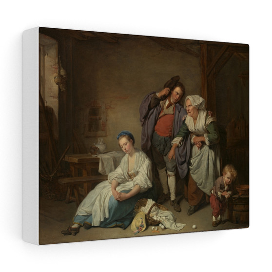  1756, Jean-Baptiste Greuze, French - Stretched Canvas,Broken Eggs, 1756, Jean,Baptiste Greuze, French , Stretched Canvas,Broken Eggs, 1756, Jean-Baptiste Greuze, French - Stretched Canvas,Broken Eggs