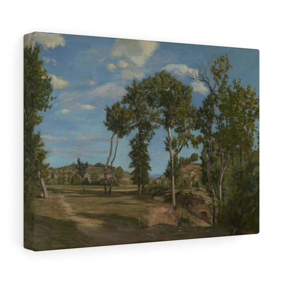   Stretched Canvas,Jean-Frédéric Bazille, Landscape by the Lez River  -  Stretched Canvas,Jean-Frédéric Bazille, Landscape by the Lez River  -  Stretched Canvas,Jean,Frédéric Bazille, Landscape by the Lez River  