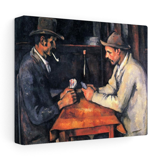 Les Joueurs de cartes, par Paul Cézanne ,  Stretched Canvas,Les Joueurs de cartes, par Paul Cézanne -  Stretched Canvas,Les Joueurs de cartes, par Paul Cézanne -  Stretched Canvas