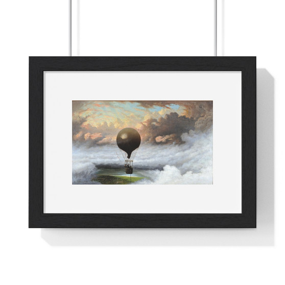   Premium Horizontal Framed Poster,A Balloon in Mid Air by Jules Tavernier, 1875 -  Premium Horizontal Framed Poster,A Balloon in Mid Air by Jules Tavernier, 1875 -  Premium Horizontal Framed Poster,A Balloon in Mid Air by Jules Tavernier, 1875 