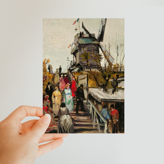 Vincent van Gogh - Le Moulin de blute fin (1886) - Classic Postcard - (FREE SHIPPING)