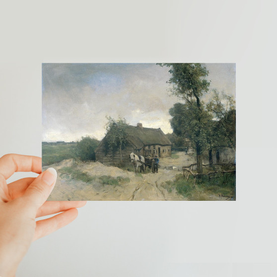 Anton Mauve's Huisje Aan De Zandweg -  Classic Postcard - (FREE SHIPPING)