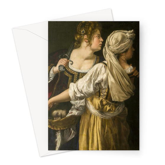 Gentileschi's Judith -  Greeting Card - (FREE SHIPPING)