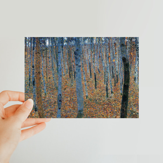 Gustav Klimt's Beech Grove I (1902) -  Classic Postcard - (FREE SHIPPING)