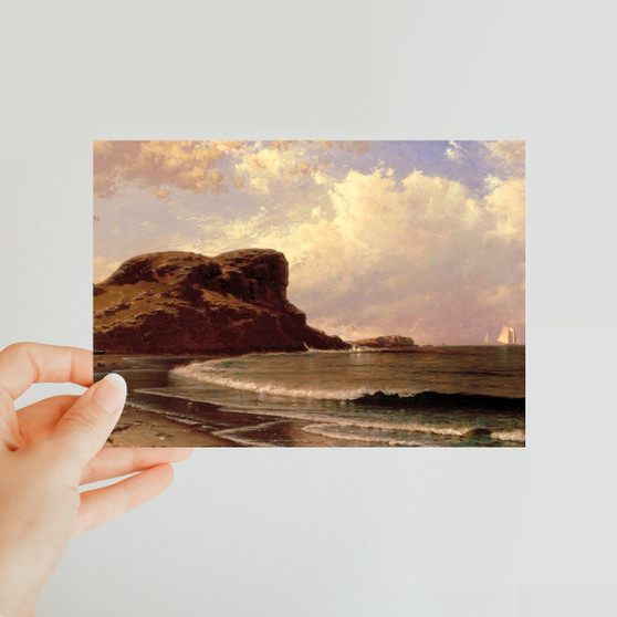 Alfred T Bricher's Castle Rock, Nahant, Massachusetts -  Classic Postcard - (FREE SHIPPING)