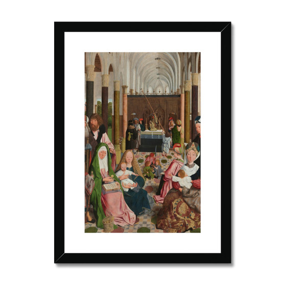 The Holy Kinship, Geertgen tot Sint Jans (workshop of), c. 1495 - Framed & Mounted Print