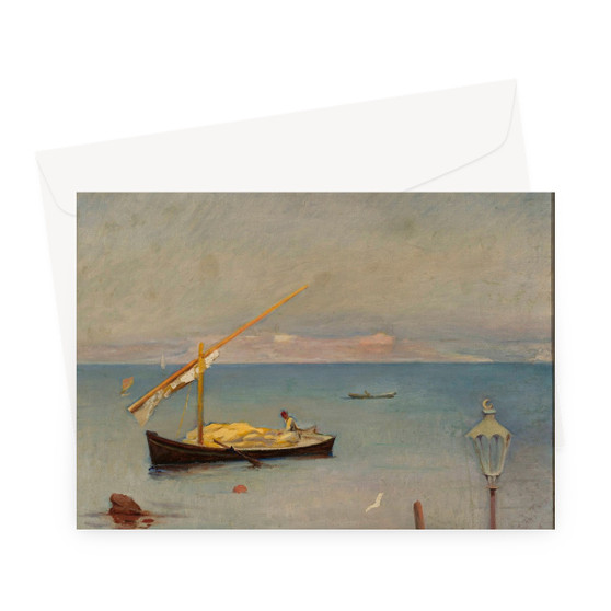 Jan Ciągliński's At Bosporus (1867) -  Greeting Card - (FREE SHIPPING)