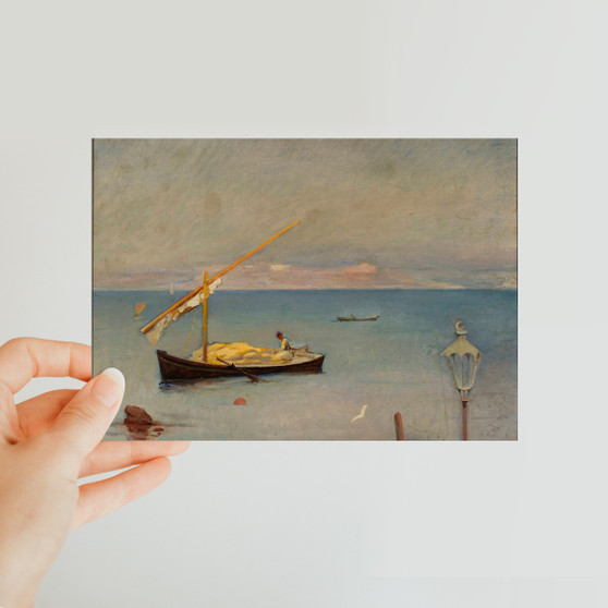 Jan Ciągliński's At Bosporus (1867) -  Classic Postcard - (FREE SHIPPING)