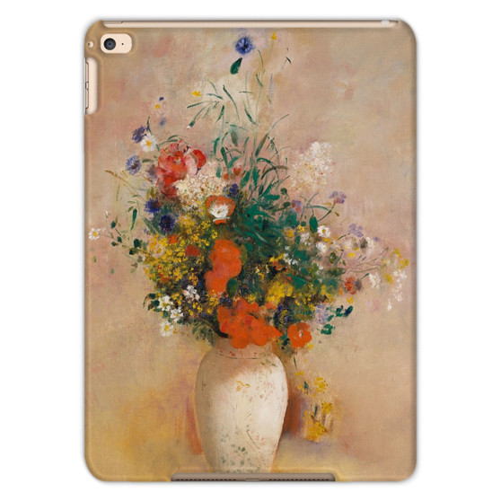 Vase of Flowers (Pink Background) ca. 1906 Odilon Redon French Tablet Cases