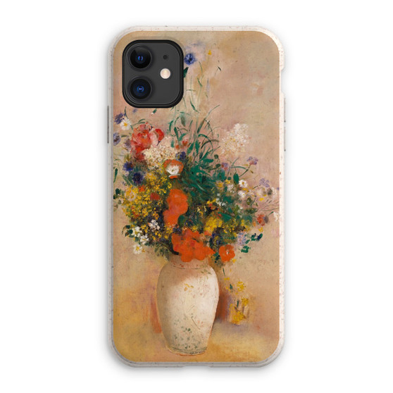 Vase of Flowers (Pink Background) ca. 1906 Odilon Redon French Eco Phone Case