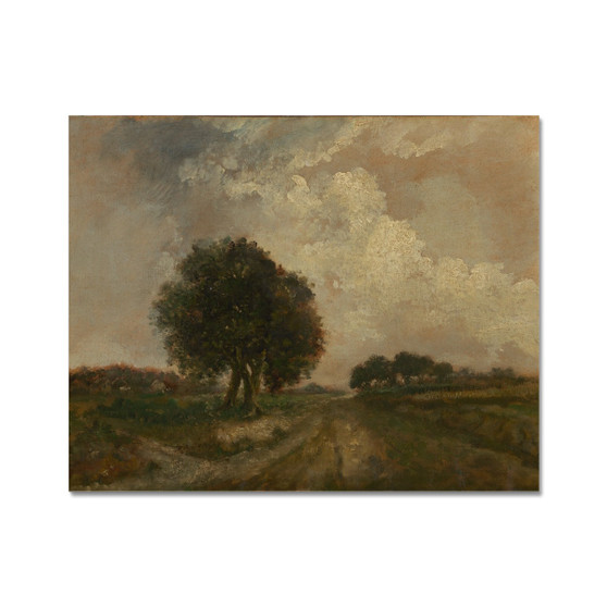 Georges Michel's Groep van drie bomen Fine Art Print