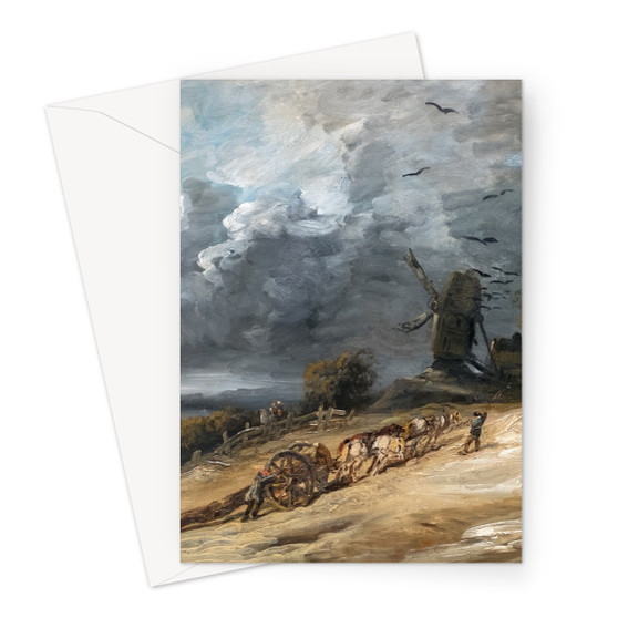 Georges Michel's The Storm Greeting Card - (FREE SHIPPING)