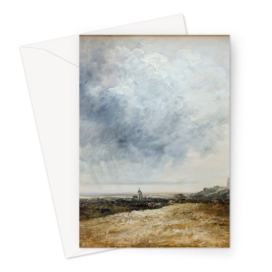 Georges Michel's paysage bord de mer Greeting Card - (FREE SHIPPING)