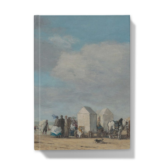 Eugène Boudin, The Beach at Trouville Hardback Journal