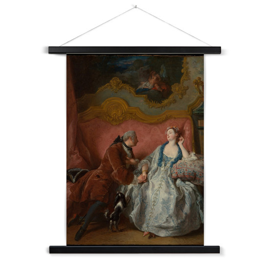 The Declaration of Love ca. 1724 Jean François de Troy Fine Art Print with Hanger