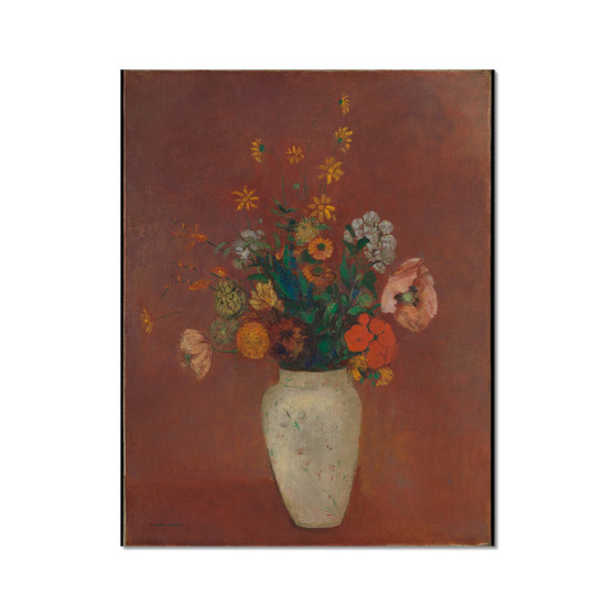 Bouquet in a Chinese Vase ca. 1912–14 Odilon Redon, French - Hahnemühle German Etching Print  (FREE SHIPPING)