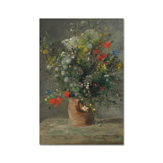 Auguste Renoir - Flowers in a Vase - circa 1866 - Hahnemühle German Etching Print  (FREE SHIPPING)