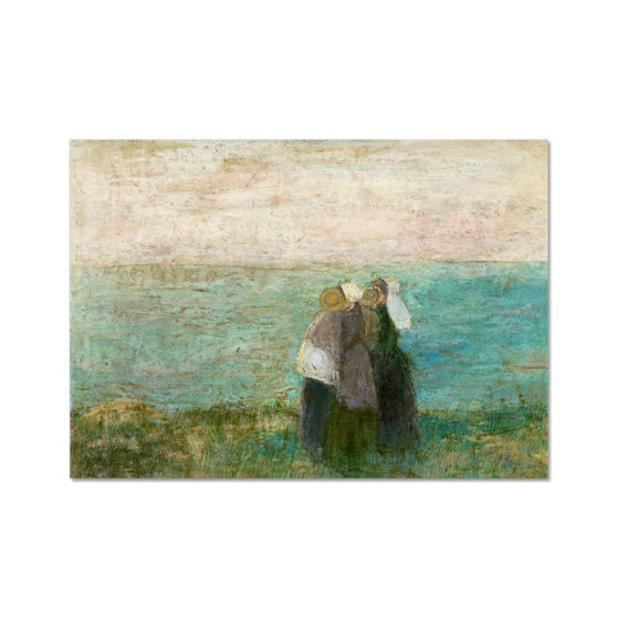 Women by the Sea (1885–1897) by Jan Toorop - Hahnemühle German Etching Print  (FREE SHIPPING)