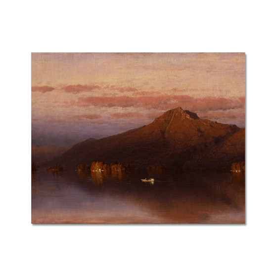 Sanford Robinson Gifford's Whiteface Mountain from Lake Placid -  Hahnemühle German Etching Print  (FREE SHIPPING)