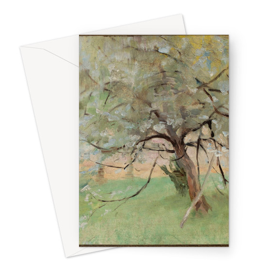 Jan Ciągliński's Apple tree -  Greeting Card