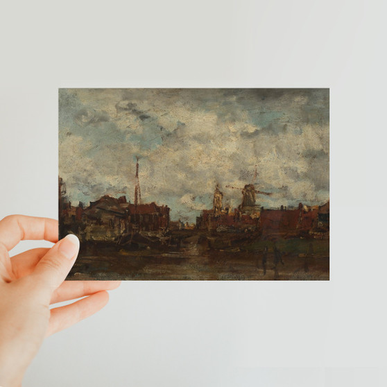 Jacob_Maris_(1837_-_1899)_-_Stadsgezicht_-_hwm0194_-_The_Mesdag_Collection Classic Postcard